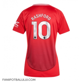 Manchester United Marcus Rashford #10 Tricou Fotbal Replică 2024-25 Femei Acasa
